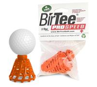 BirTee Pro Speed Plus Lot de 8 Tees de Golf d'intérieur en Plastique avec flexibilité et durabilité (Orange)