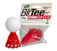 BirTee Pro Speed Plus Lot de 8 Tees de Golf d'intérieur en Plastique avec flexibilité et durabilité (Rouge)