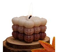 Birtern Bougie en forme de cube à bulles, bougies parfumées crâne pour Halloween - Bougie créative en forme de cube à bulles, bougies parfumées sans danger pour les fêtes de fin d'année