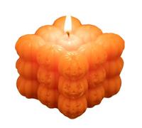 Birtern Bougies parfumées d'Halloween, bougies parfumées crâne pour Halloween - Bougie créative en forme de cube à bulles, bougies parfumées sûres pour les fêtes de fin d'année