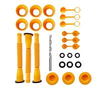 Birtern Buse de canette de rechange, anti-déversement - Comprend un bouchon d'aération et un joint en caoutchouc, kit de rechange pour camping, moto, atelier, VTT