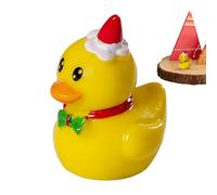 Birtern Canards miniatures | Mini canards de Noël en résine, décoration de bureau, décoration d'animaux pour collection, décoration de gâteau, salle de bain, paysage
