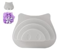 Birtern Crochet mural en forme de nez d'animal - 3 fentes pour corde à sauter et câbles de données, cintres stables pour chambre à coucher, décoration murale pour bureau, dortoir, salon, appartement