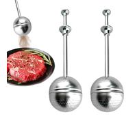 Birtern Infuseur à thé, tamis à boule en métal avec poignée, passoire à thé, farine, plumeau | pour café, sucre, nourriture, maison, bureau, voyage, fête, cuisine, quotidien, camping, amateurs de