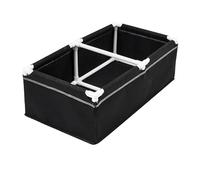 Birtern Jardinière rectangulaire en Tissu avec Cadre pour légumes, Fraises, Pommes de Terre, tomates, Fleurs, Carottes, courges, concombres
