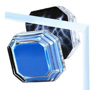 Birtern Nettoyeur de verre magnétique pour aquarium | Brosse magnétique pour aquarium - Outil de nettoyage de boîte de pêche adsorbe le verre de 8 mm petit grattoir à algues pour usage quotidien, eau