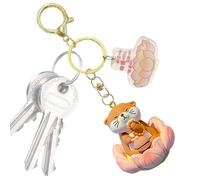 Birtern Pendentif en forme de figurine d'action en résine - Décoration délicate et lisse pour sacs, clés de voiture, téléphones portables et sac à dos, 3, Refer to description