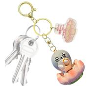 Birtern Pendentif en forme de figurine d'action en résine - Décoration délicate et lisse pour sacs, clés de voiture, téléphones portables et sac à dos, 4, Refer to description