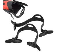 Birtern Sangles de rechange pour palmes de plongée, sangle de plongée profonde, ceinture réglable avec boucles à dégagement rapide pour plongeurs professionnels, outil de fixation de palmes