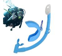 Birtern Tuba de natation, tuyau de respiration pour entraîneur de plongée - Tube de respiration en silicone, équipement de natation, utilisation sèche et humide