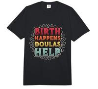 Birth Happens Doulas Aide Doula, accompagnatrice de Naissance, Coach de Travail Comfort Colors Adult Heavyweight T-Shirt