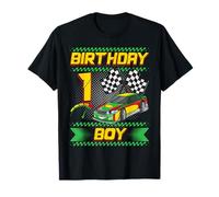 Birthday Boy 1 Year Race Car 1st Birthday Racing Car T-Shirt