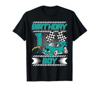 Birthday Boy 1 Year Race Car 1st Birthday Racing Car T-Shirt