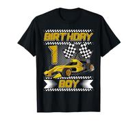 Birthday Boy 1 Year Race Car 1st Birthday Racing Car T-Shirt