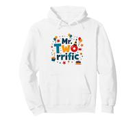 Birthday Boy 2 Mr. Two-rific Celebration Sweat à Capuche, Unisexe pour Adultes, Blanc, M