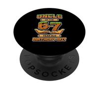 Birthday Boy 6 Now 7 Ans 6-7 Pixel Game 67 Oncle PopSockets PopGrip Adhésif