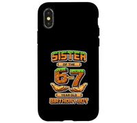 Birthday Boy 6 Now 7 Ans 6-7 Pixel Game 67 Sister Coque pour iPhone X/XS