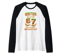 Birthday Boy 6 Now 7 Ans 6-7 Pixel Game 67 Sister Manche Raglan