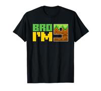 Birthday Boy Bro I'm 9 Year Old Fête d'anniversaire Gamer Pixel T-Shirt