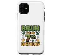 Birthday Boy Bruh C'est Mon 7e Anniversaire Gamer Pixel Number Coque pour iPhone 11