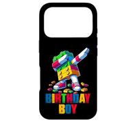 Birthday Boy Dabbing Master Builder Blocks Bricks B Day Coque pour iPhone 17 Pro