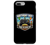 Birthday Boy Time to Level Up Gamer Jeu vidéo Enfant Coque pour iPhone 7 Plus/8 Plus
