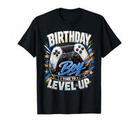Birthday Boy Time to Level Up Video Gamer Gaming Party T-Shirt