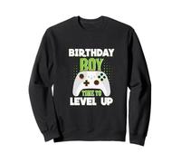 Birthday Boy Time To Move Up Gamer Gift for Boys Sweatshirt