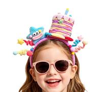 Birthday Cake Headband For Women, Twistable Decorative Headdress For Party