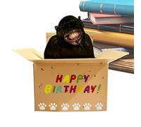 Birthday Card, Greeting Card for Party, 3d with Humorous Design, Surprise Gift for Husband, Wife, Mom, Dad, Son, Daughter, Boy, Girl, Sister and Friend, 5.91x5.12x0.04 Inches