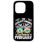 Birthday Cow Print Gnomes for Women Who are Born in February Coque pour iPhone 15 Pro