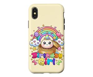 Birthday Girl Candy Pastel Esthétique Kids Kawaii Dumpling Coque pour iPhone X/XS
