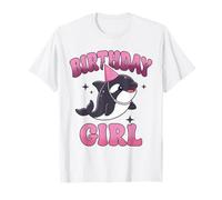 Birthday Girl Orca Whale Cute Party Ocean Animal T-Shirt