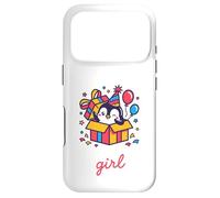 Birthday Girl Pingouin Kawaii Party Motif boîte Surprise Coque pour iPhone 17 Pro