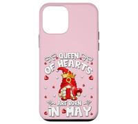 Birthday Gnomes for Women Queen of Hearts are Born in May Coque pour iPhone 12 Mini