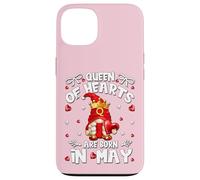 Birthday Gnomes for Women Queen of Hearts are Born in May Coque pour iPhone 13