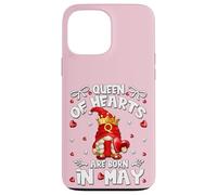 Birthday Gnomes for Women Queen of Hearts are Born in May Coque pour iPhone 13 Pro Max