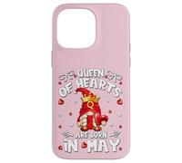 Birthday Gnomes for Women Queen of Hearts are Born in May Coque pour iPhone 14 Pro Max