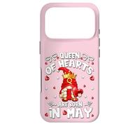 Birthday Gnomes for Women Queen of Hearts are Born in May Coque pour iPhone 17 Pro