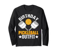 Birthday Pickleball Vibes Dink Smash Repeat Manche Longue