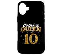 Birthday Queen 10 Year Old 10th Birthday It's My 10th Bday Coque pour iPhone 16 Plus
