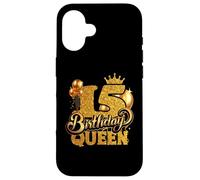 Birthday Queen 15 Year Old 15th Birthday It's My 15th Bday Coque pour iPhone 16