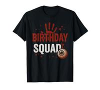 Birthday Squad Horror Movies Funny Scary Party Team T-Shirt