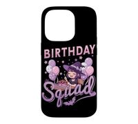 Birthday Squad Kawaii Witch Girl Halloween Joyeux Anniversaire Coque pour iPhone 14 Pro