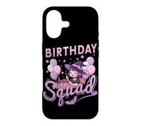Birthday Squad Kawaii Witch Girl Halloween Joyeux Anniversaire Coque pour iPhone 17