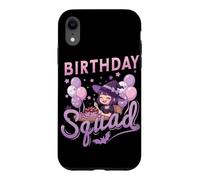 Birthday Squad Kawaii Witch Girl Halloween Joyeux Anniversaire Coque pour iPhone XR
