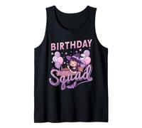 Birthday Squad Kawaii Witch Girl Halloween Joyeux Anniversaire Débardeur