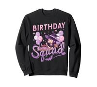 Birthday Squad Kawaii Witch Girl Halloween Joyeux Anniversaire Sweatshirt