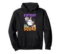 Birthday Squad Kids Joyeux Anniversaire Halloween fantôme Effrayant Sweat à Capuche