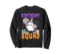 Birthday Squad Kids Joyeux Anniversaire Halloween fantôme Effrayant Sweatshirt